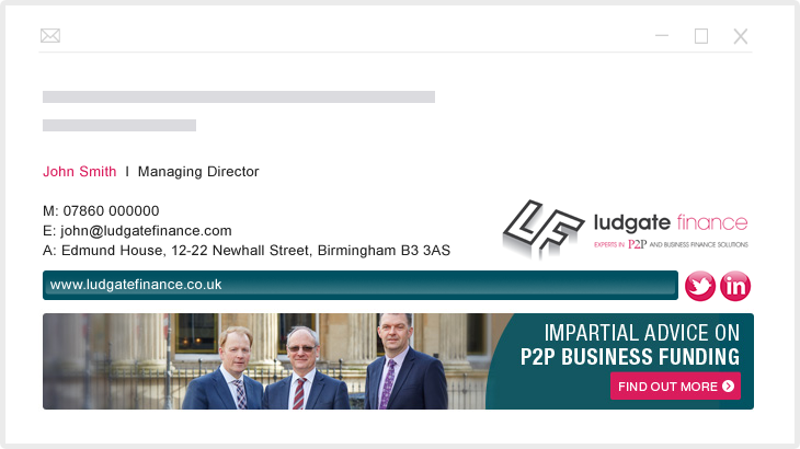 Ludgate Finance - best company email signature